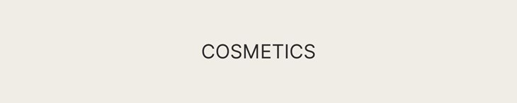 CATEGORY GENERIC Single Cosmetics