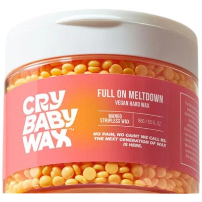 CRYBABY WAX FULL ON MELTDOWN VEGAN HARD WAX 6.5 Fl. Oz.