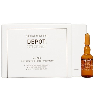 DEPOT® NO. 205 INVIGORATING HAIR TREATMENT 10 x 0.17 Fl. Oz.