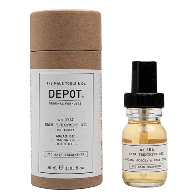 DEPOT® NO. 204 HAIR TREATMENT OIL 1.01 Fl. Oz.