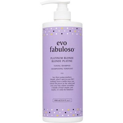 evo platinum blonde toning shampoo Liter