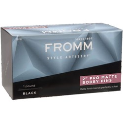 Fromm 2 inch Pro Matte Bobby Pins - Black 1 lb.