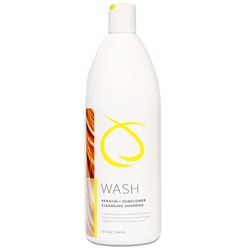 Sunlights WASH Keratin + Sunflower Cleansing Shampoo Liter